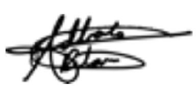Signature of Alberto Retana, President and CEO of Community Coalition